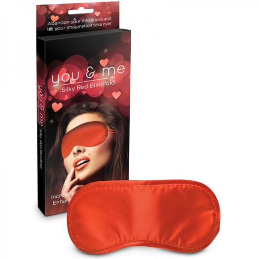 Silk Blindfold, Red